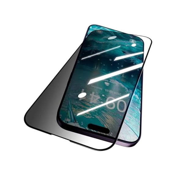 xixishop [1 Pack Privacy Screen Protector for Samsung Galaxy XCover7 Pro 5G Tempered Glass Film, Anti Spy Anti-Scratch Gloss Finish Scratch Resistant High Sensitivity, Black