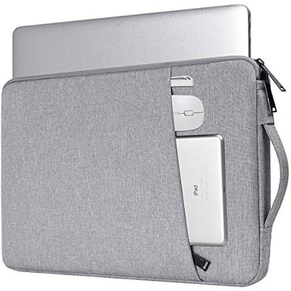 xixishop 13-13.3 Inch Laptop Sleeve for Acer Spin Chromebook 513 13.3, Lenono Duet 5, Dell ASUS HP 13.3" MacBook Air Case Bag, Light Grey
