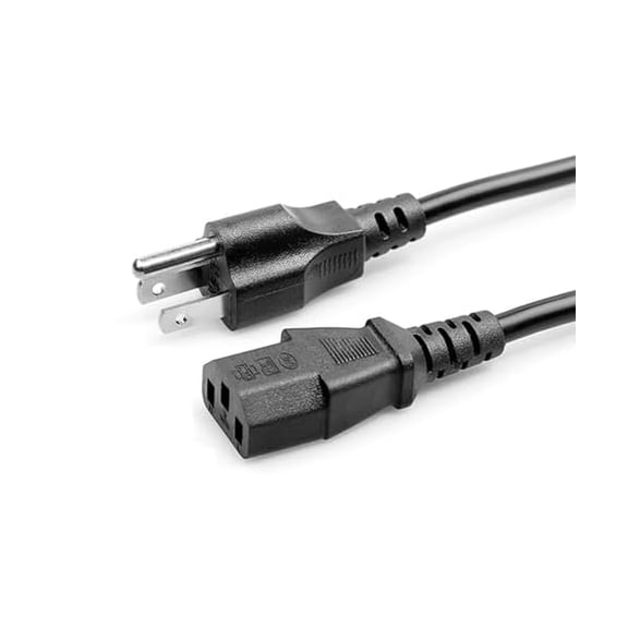 xixishop 13.2Ft Universal 3 Prong AC Power Cord for Horizon Fitness Treadmills, Ellipticals, Superfit, BowFlex, Sole, Goplus, Optoma Projector, Amplifier Cable Replacement