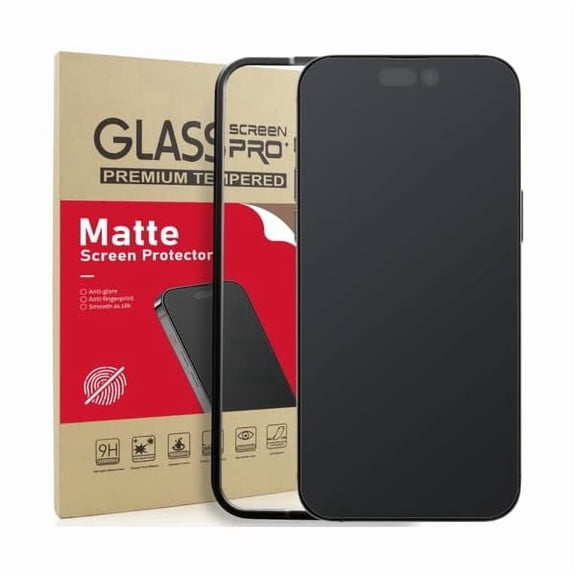 xixishop [2 Pack Matte Glass Screen Protector Compatible for iPhone 14 Pro Max, Dynamic Island Compatible/Anti-Glare [No Bubbles] Install Frame/Smooth as Silk, iPhone 14 Pro Max 6.7inch 2022
