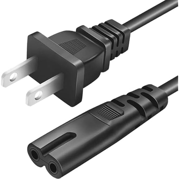 xixishop 3 FT AC Power Cord fit for Universal 2 Prong Power Cable(See Details for More Compatible Device Models)