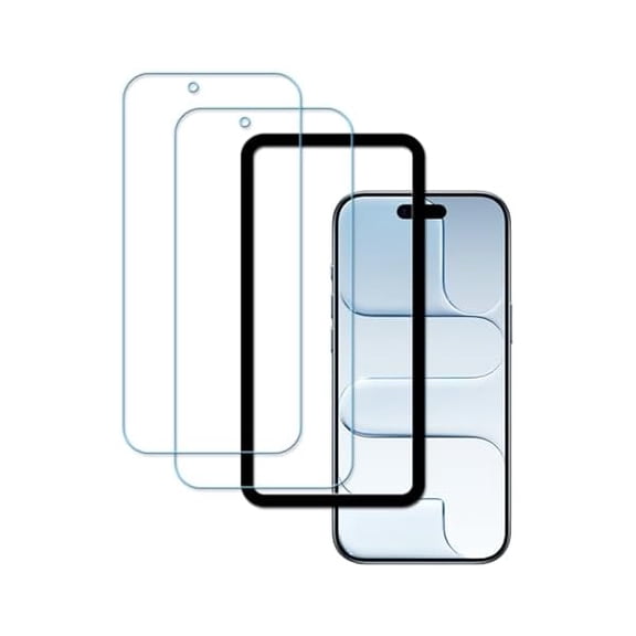 xixishop Anti Blue Light Screen Protector For iPhone Air Tempered Glass Film 2-Pack with Easy Alignment Tool