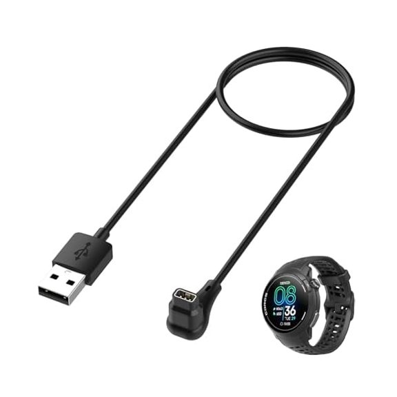 xixishop Charger for Coros Pace 4, Apex 4, Pace Pro, Nomad, Replacement USB Charging Cable Cord for Coros Smart Watch (USB Type A)
