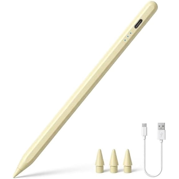 xixishop JDB A16 Stylus Pen for iPad, 3X Fast Charge,Tilt Sensitivity & Palm Rejection Active Pencil Compatible with 2018-2025 Apple iPad Pro 11/12.9 /M4, iPad Air 3/4/5/M2/M3,iPad mini 5/6