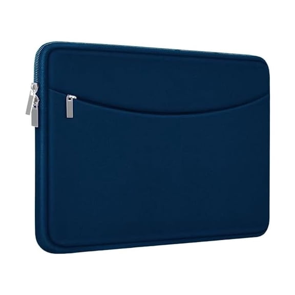 xixishop Laptop Sleeve Case 14 inch, Shockproof Protective Laptop Cover Briefcase Carrying Computer Bag with Accessory Pocket Portable Computer Sleeve for 14" MacBook, HP, Dell, Lenovo, Acer, Blue