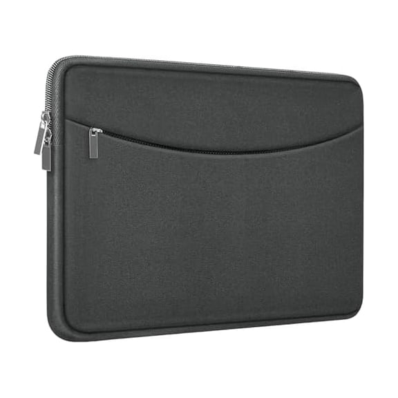 xixishop Laptop Sleeve Case 14 inch, Shockproof Protective Laptop Cover Carrying Computer Bag with Accessory Pocket Portable Computer Case for 14" MacBook, HP, Dell, Lenovo, Acer, Grey