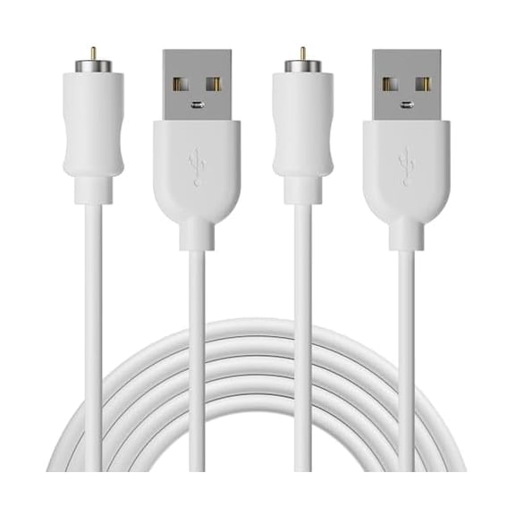 xixishop Magnetic Charging Cables, Replacement USB DC Charger Cable, USB Adapter Charging Cord for Compatible Devices (2Pack)