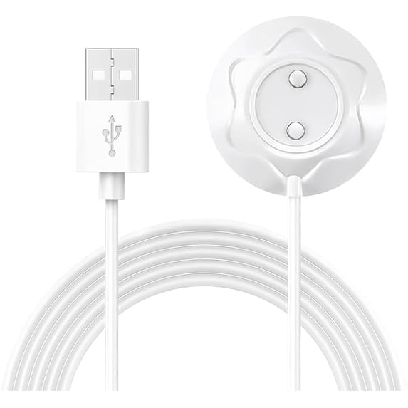 xixishop Magnetic Rose Charger USB Cable, 2 Prong Magnetic USB Cable, 2.7ft 12mm Replacement Charging Cord for Rose Only