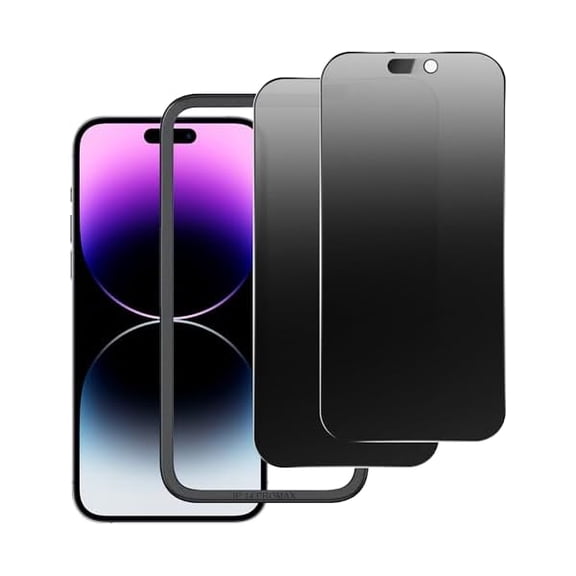 xixishop Matte Privacy Screen Protector for iPhone 14 ProMax and iPhone 15 Plus and iPhone 16 Plus Anti-Glare, Anti-Spy Tempered Glass Film, Smooth and Responsive Touch Anti-Scratch Glass