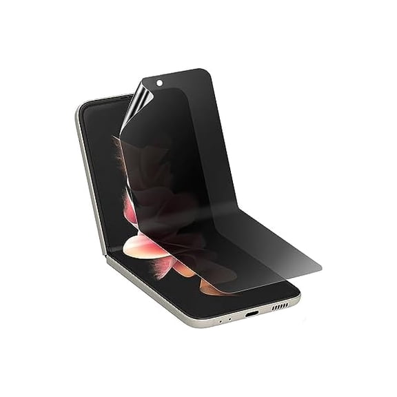 xixishop for Samsung Galaxy Z Flip 5 Privacy Screen Protector Anti-Spy, Anti-Scratch, Bubble-Free, Easy-Install, Clear View, Full Coverage for Your Galaxy Z Flip 5 5G Privacy Screen Protector