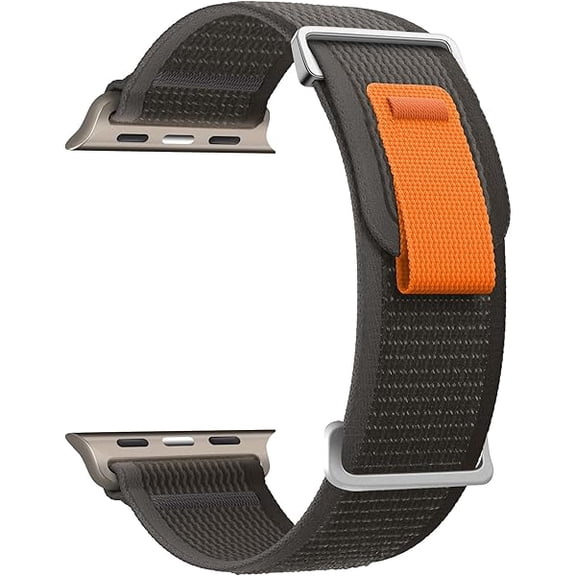 xixishop Trail Loop Sport Band - Compatible with Apple Watch Ultra 2/Ultra 49mm,Series 10 46mm 9 8 SE2 7 6 SE 5 4 3 2 1 45mm 44mm 42mm for Men Women,Soft Woven Nylon Strap