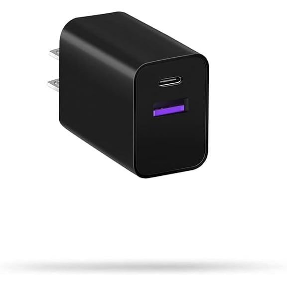 xixishop Type C Fast Charging Block Compatible for iPhone 15, USB C Wall Charger, 20W USB C Charger Adapter Brick Compatible for iPhone 15/15 Pro/Plus/15 Pro Max, Apple Watch Series 8/9/SE, Black