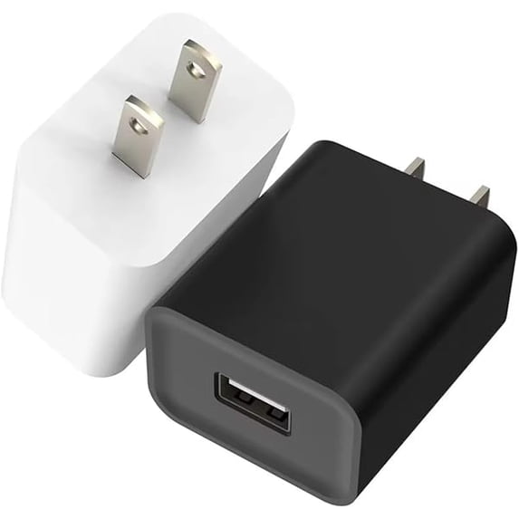 xixishop USB Wall Charger 2-Pack, 5V 2A Power Adapter, Fast Charging Block, USB Plug Charger Block Compatible with Baby Bottle Warmer, Samsung,Tablet,Phone, Pad, Kindle and More