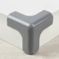thumbnail image 1 of xiziHUAN9C 1Pc Furniture Protection Corners,Table Corner Protector, Baby Proofing Edge, 3D Corner Guards,Safety Anti-Collision Corners Furniture Bumper for Fireplace Stair Cabinet，Grey - 4.5x4,5cm, 1 of 4