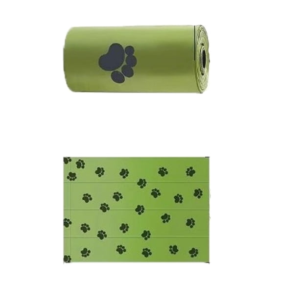 xiziHUAN9C Durable Biodegradable Large Capacity Waste Roll - Thick Compostable Bags with Resealable Tie Handle for Easy & Eco-Conscious Disposal,Green - One Size