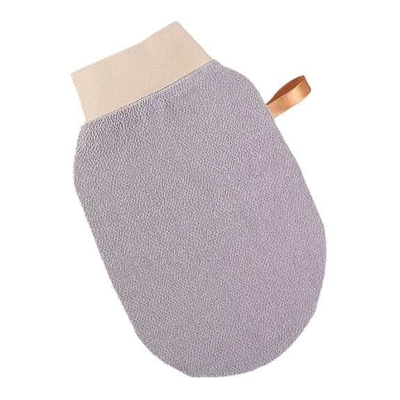 xiziHUAN9C Exfoliating Glove, Deep Revive Glow Exfoliating Glove, Dual-Sided Body Scrub Mitt for Smooth Skin, Spa Quality Exfoliation, for All Skin Types,Purple