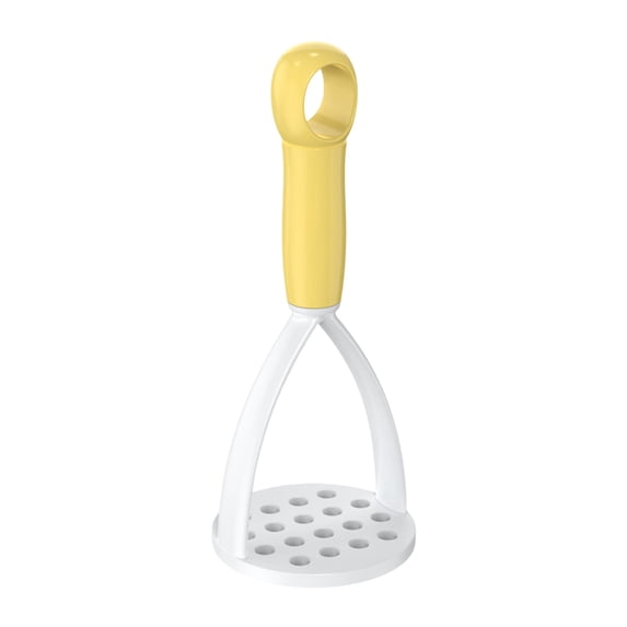 xiziHUAN9C Manual Mini Avocado Masher, Mini Potato Mashers Small Food Masher Lightweight Kitchen Tool,Yellow - 14.95x6cm