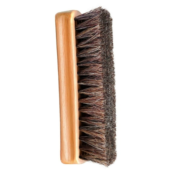 xiziHUAN9C Shoe Cleaning Brush,Boot Brush, Horse Hair Brush for Leather, Shoe Brushes for Cleaning, Leather Shoes Boot Cleaning Brush Care Clean Dauber Applicators,B