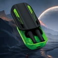 thumbnail image 1 of xjwjuw Bluetooth 5.3 E-Sports Headset, Low Latency & ENC Noise Cancelling Mic, 130H Standby & 13mm Composite Diaphragm, for Gaming, Mobile Phones, PCs & Daily Music, 1 of 7