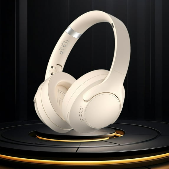 xjwjuw Bluetooth 5.3 Headworn Wireless Earphones, 3 Listening Modes & 50H Battery, Noise Cancelling & 40MM Speaker, Foldable & Scalable for Comfort, Ideal for Gaming, Music, Daily Use