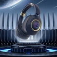 thumbnail image 1 of xjwjuw Bluetooth Headphones Over Ear, Bluetooth 5.3 with 8-10H Playtime, Wireless & Wired Modes, Foldable & Adjustable, Low Latency for Gaming, Perfect for Music, Sports, Daily Use, 1 of 6