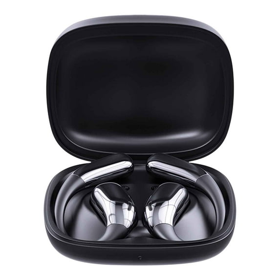 xjwjuw Bluetooth Headset Wireless Non In Ear Sports Ear Hook Earphones with Stereo Sound and Noise Reduction, Long Battery Life Wireless Headphones with Comfortable Fit for Running Work Travel