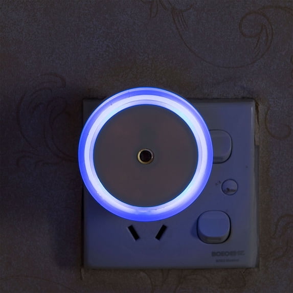 xjwjuw Dimmable LED Night Light, Plug Into Wall, Light Sensor Auto On/Off, Warm White, Fire-Retardant ABS, Energy-Efficient 0.6W, for Baby Room, Bathroom, Stairway, Corridor, Bedroom Night Lighting