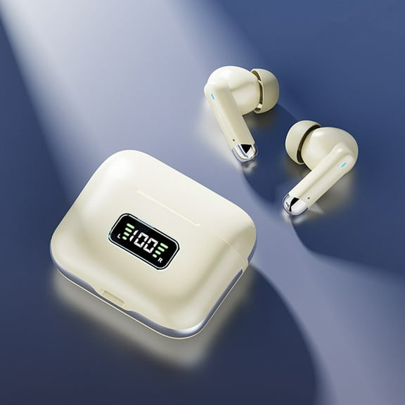 xjwjuw In Ear Bluetooth Earphones 5.3, Clear Sound & Low Latency, Noise Reduction for Calls & Games, Comfortable Wearing & 43H Playback with Charging Case, Daily Use, Sports