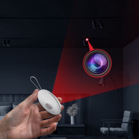 xjwjuw Intelligent Infrared Camera Detector with Multi Mode Lighting and Wide Range Detection, Wireless Hidden Camera Finder with Long Standby, Travel Security Device for Hotel and Outdoor