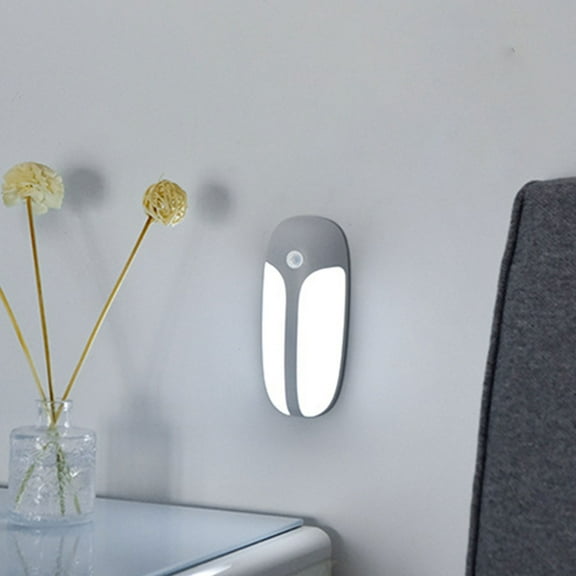 xjwjuw LED Motion Sensor Cabinet Light, USB Rechargeable Closet Light with 3 Modes and 14 LEDs, Wireless Under Counter Night Light for Kitchen, Bedroom, Hallway and Wardrobe