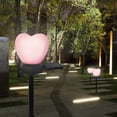 thumbnail image 1 of xjwjuw LED Outdoor Heart-Shaped Garden Lights, IP65 Waterproof, Solar Automatic Charging, ABS Material, Warm White LED, Easy Installation, Decorative Lights for Courtyard, Front Yard, Flower Bed, 1 of 6