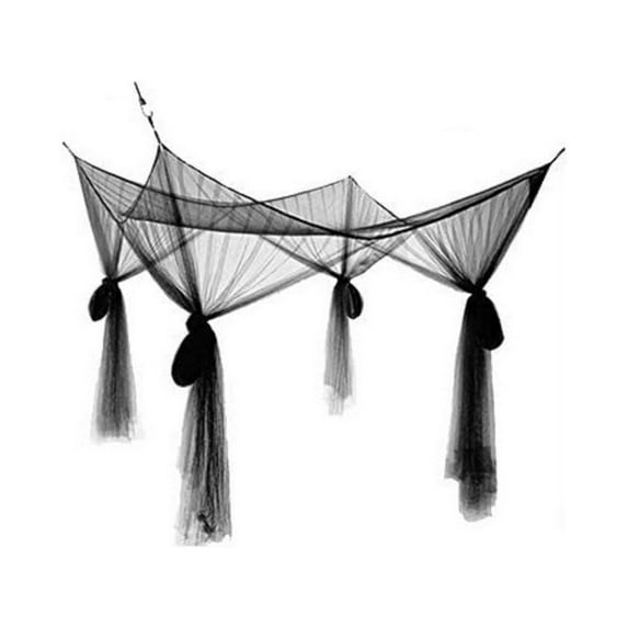 xjwjuw Large Bedroom Mosquito Net Curtain, Fits All Cribs/Bed Sizes, 2 Installation Ways (Ceiling Hooks/Four-Post Bed), Romantic Decor, for Bedroom/Camping/Tropical Travel