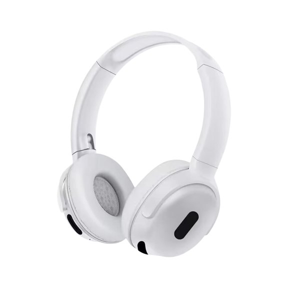 xjwjuw MAX-PRO Headworn Bluetooth Earphones, Foldable Wireless Gaming Earbuds, Stereo Sound, Stable Bluetooth Connection, Soft Comfortable Earmuffs, Outdoor Sports, Travel, Work
