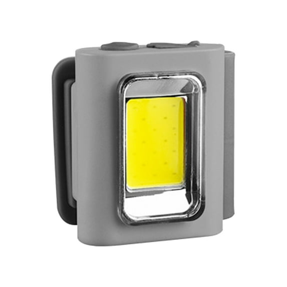 xjwjuw Mini Hat Clip Headlamp, Rechargeable LED Running Light with High Brightness and 3 Modes and Red Strobe, Portable Waterproof Clip On Flashlight for Night Running Camping Hiking Cycling