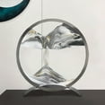 thumbnail image 1 of xjwjuw Moving Sand Art Picture, 360° Rotating Glass Sandscape & Relaxing Visual Effect, Lead-Free Clear Glass Frame, Desktop Art Decor for Home, Office Bookshelf and Stress Relief, 1 of 6