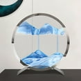 thumbnail image 1 of xjwjuw Moving Sand Art Picture, 360° Rotating Glass Sandscape & Relaxing Visual Effect, Lead-Free Clear Glass Frame, Desktop Art Decor for Home, Office Bookshelf and Stress Relief, 1 of 6