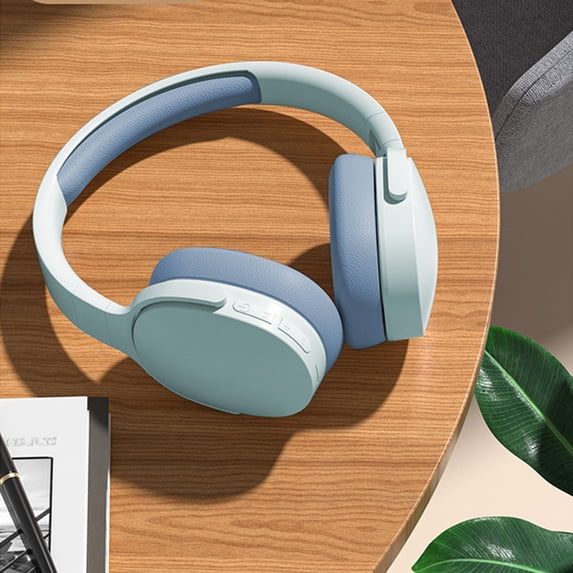 xjwjuw Over-Ear Bluetooth Headphones, HiFi Stereo Sound, 20 Hours Playtime, Foldable & Comfortable, Wireless for Daily Use with Phones Bluetooth 5.1 with AUX Cable, Lightweight Over-Ear Design