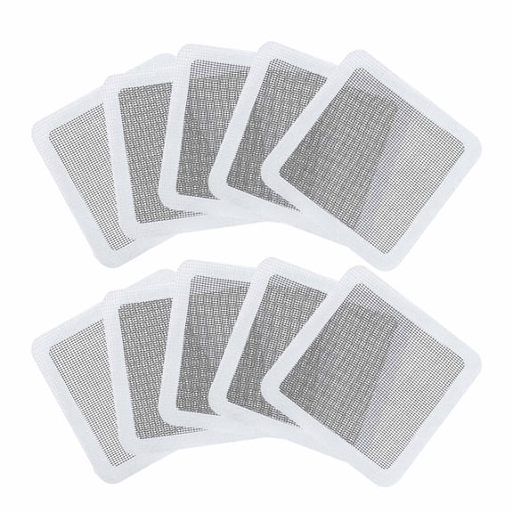 xjwjuw Self-Adhesive Screen Repair Patch, Polyester Fiber Mesh for Doors Windows Tents, Quick Easy DIY, Prevent Insects Mosquitoes Entry, Home Camping Patio Deck Office Use