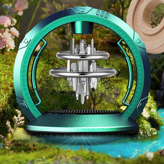 xjwjuw Solar Suspension Car Perfume Dispenser, Solar-powered Auto Rotation & Natural Plant Extracts, Long-lasting , Vehicle Mounted Aromatherapy Accessories for Car Interior, Home Decor and Gift