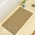 thumbnail image 1 of xjwjuw TPE Anti-Slip Bath Mat - Multi-Hole Suction Cups Quick-Dry Floor Mat for Bathroom, Non-Slip Shower Mat with Hanging Loop, Waterproof Mold-Resistant Design for Home, Rental, Elderly, 1 of 6
