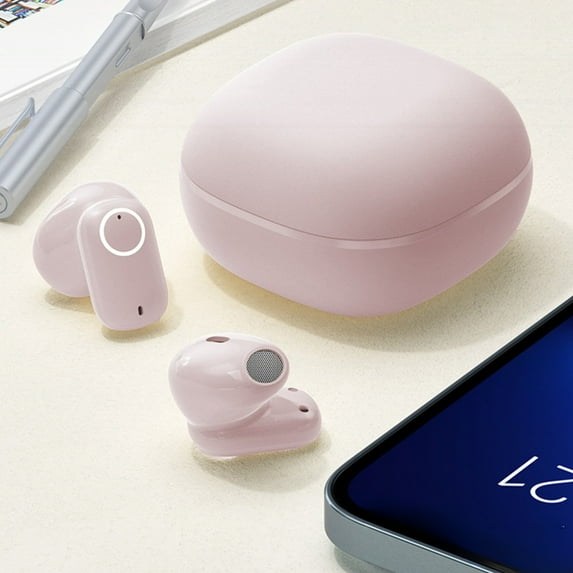 xjwjuw True Wireless In-Ear Bluetooth 5.4 Earbuds, Mini Sports Gaming Earphones, High Battery, Low Latency, Noise Isolation, Stable Connection, Running, Workout, Travel, Daily Use