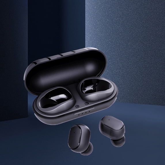 xjwjuw Wireless Bluetooth 5.0 Earbuds, with Wireless Charging Case, IPX Sweatproof & Hi-Fi Stereo Sound, Built-in Mic for Clear Calls, Suitable for Sport, Gym, Running & Daily Use