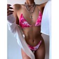 thumbnail image 1 of xjwjuw Women's V-Shape Tie-Dye Two-Piece Bikini Swimsuit, Stylish and Sexy Beachwear for Summer, 1 of 6