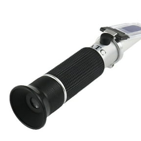 Xl-Kang 0-32% Brix Meter Refractometer, Handheld Brix Sugar Measurement Meter with Automatic Temperature Compensation, Wine Extractor Tester Machine for Fruit, Beverages, Juice, Honey