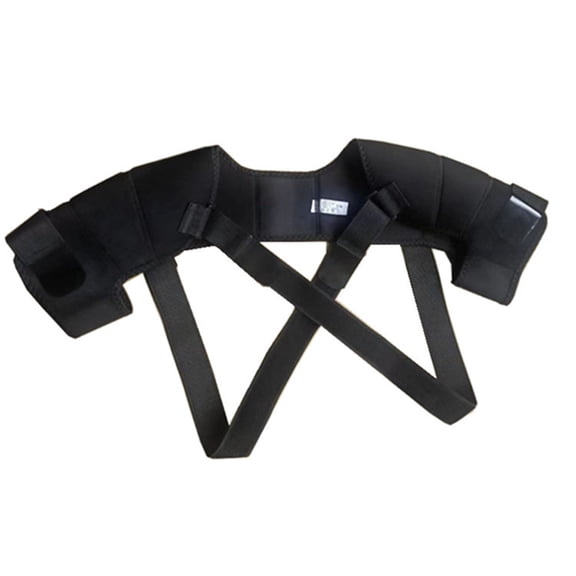 Xl-Kang Adjustable Double Shoulder Support Brace, Flexible Compression Wrap Protector for Sleeping Pain Relief & Injury Preventio for Men and Women Frozen Shoulder,Labrum Tear(L/XL)