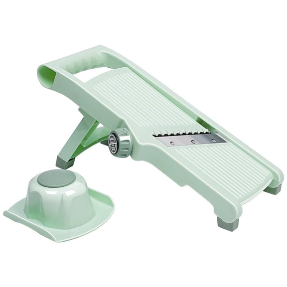 xl-KANG Adjustable Safe Slicer for Kitchen, Stainless Steel Multifunction Vegetable & Fruit Cutter, Onion Potato Tomato Cabbage Apple Lemon Slicer Cutter, Multipurpose Veggie Slicer.