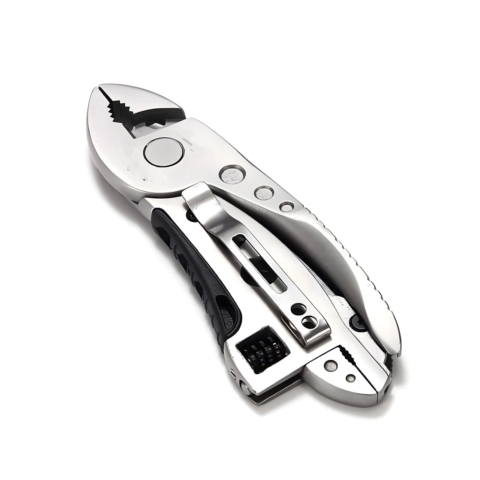 Xl-Kang Pliers/Wire Cutter/Flat Screwdriver/Phillips Screwdriver/Portable Folding Multifunctional Adjustable Multi Purpose Stainless Steel Tool (Closing size 12.2 * 4 * 1.5cm)