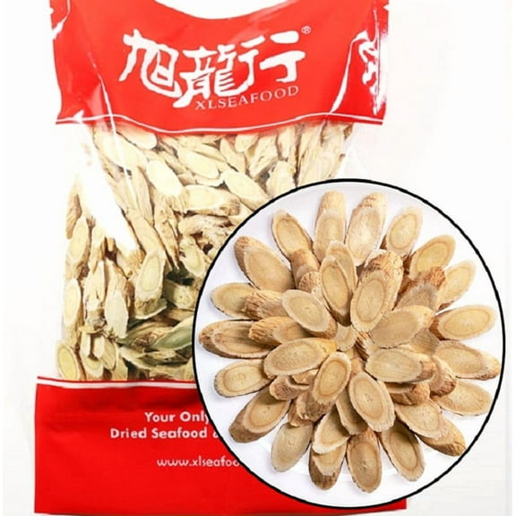 xlseafood Premium Astragalus Root Slices Unsulphure, Pure and Natural 0.5