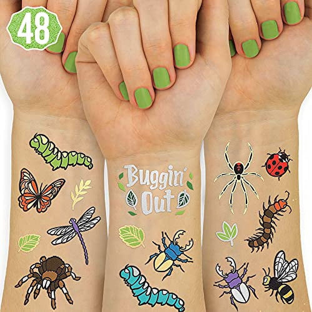 Temporary Tattoos Party Favors Individually Wrapped Tattoo - Temu