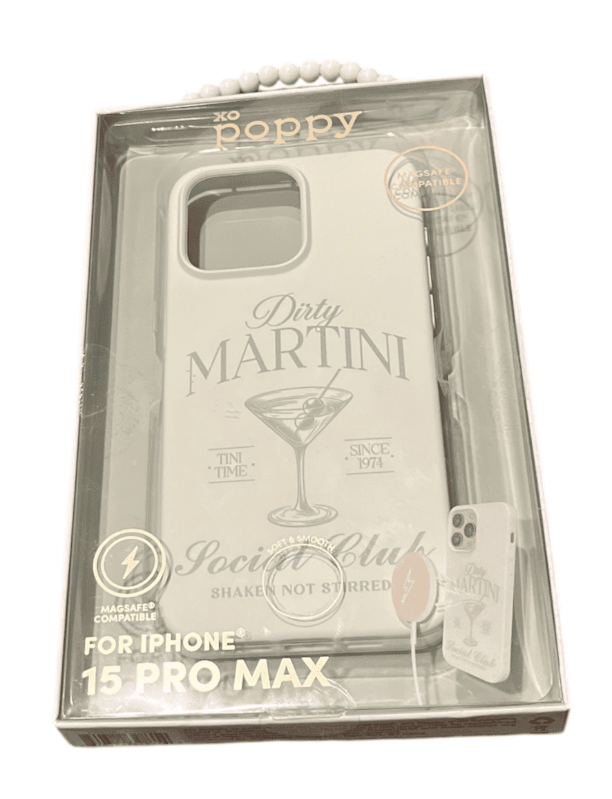 xo poppy phone case for iphone 15 Pro Max, Dirty Martini, magsafe - Walmart.com xo poppy phone case for iphone 15 Pro Max, Dirty Martini, magsafe - Walmart.com